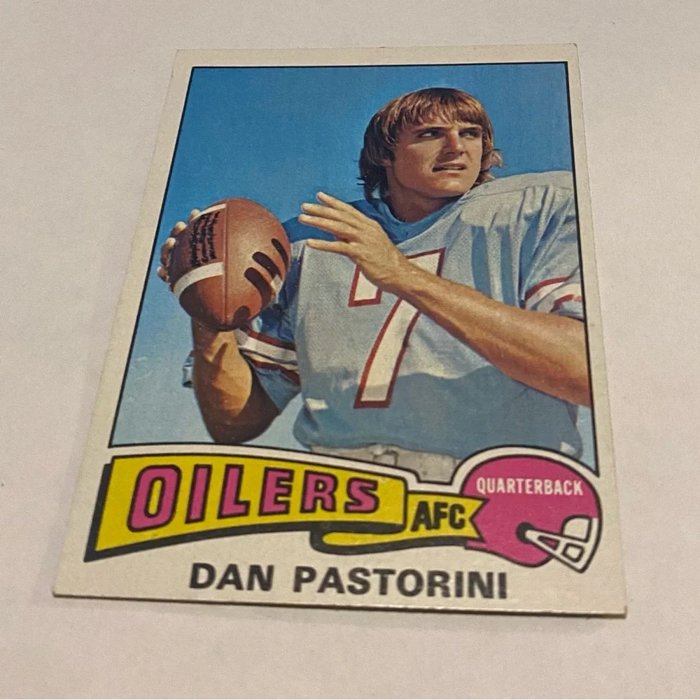 1975 Topps Football Card dan pastorini